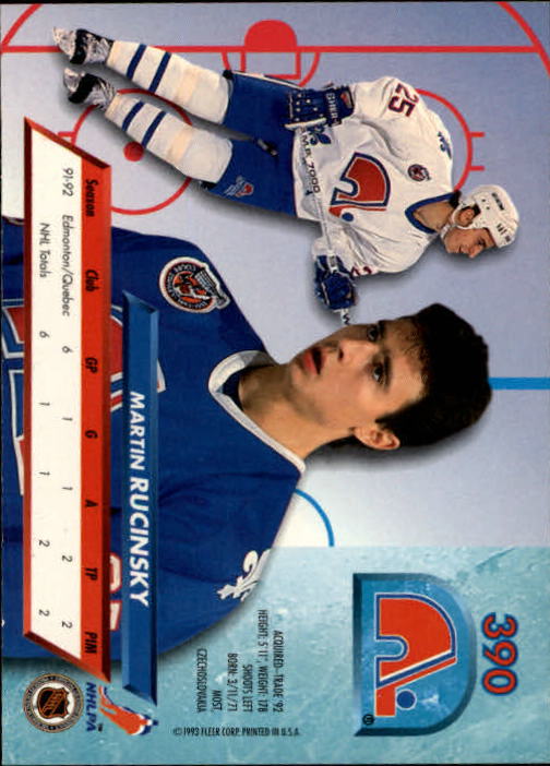 A5576- 1992-93 Ultra Hockey Cards 251-450 +Inserts -You Pick- 15+ FREE US SHIP - Bild 281 von 404