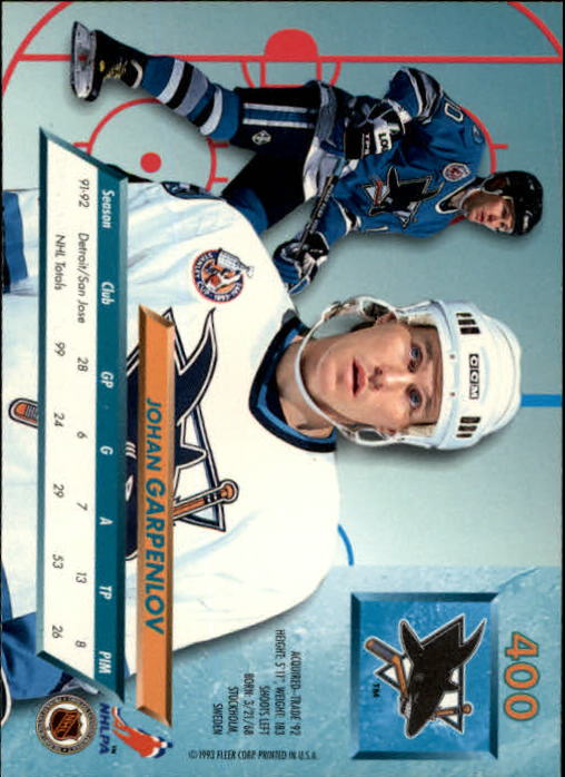 A5576- 1992-93 Ultra Hockey Cards 251-450 +Inserts -You Pick- 15+ FREE US SHIP - Bild 301 von 404