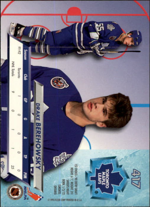 A5576- 1992-93 Ultra Hockey Cards 251-450 +Inserts -You Pick- 15+ FREE US SHIP - Bild 335 von 404
