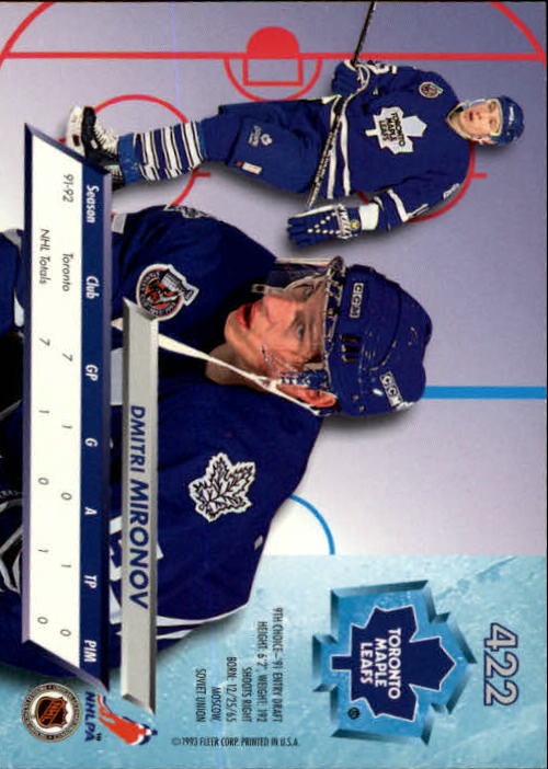 A5576- 1992-93 Ultra Hockey Cards 251-450 +Inserts -You Pick- 15+ FREE US SHIP - Bild 345 von 404