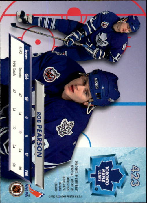 A5576- 1992-93 Ultra Hockey Cards 251-450 +Inserts -You Pick- 15+ FREE US SHIP - Bild 347 von 404