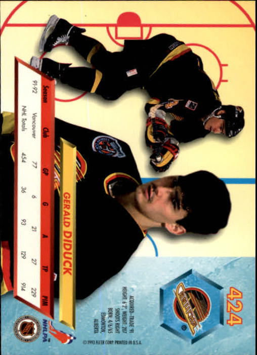 A5576- 1992-93 Ultra Hockey Cards 251-450 +Inserts -You Pick- 15+ FREE US SHIP - Bild 349 von 404