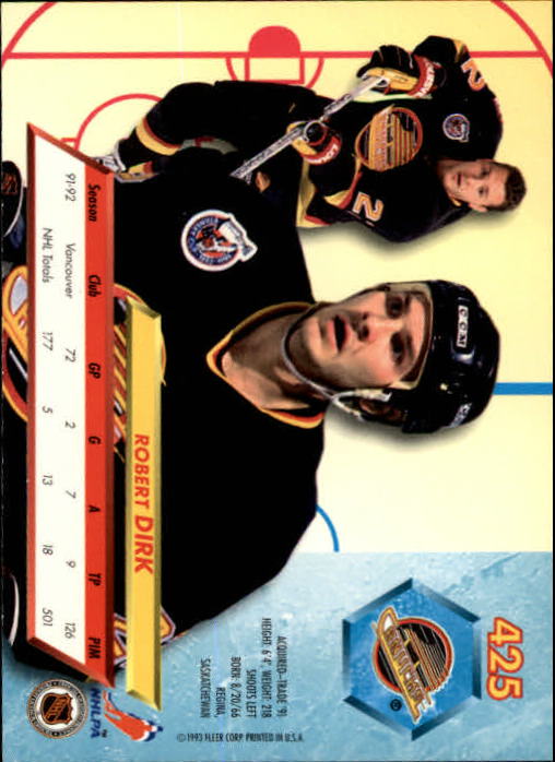 A5576- 1992-93 Ultra Hockey Cards 251-450 +Inserts -You Pick- 15+ FREE US SHIP - Bild 351 von 404