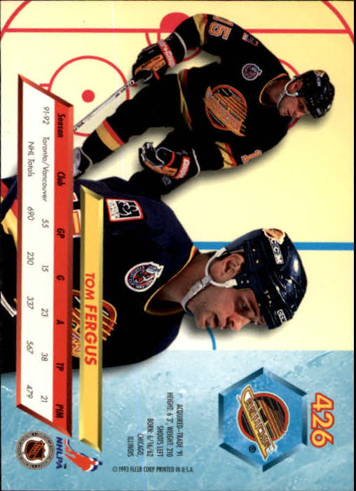 A5576- 1992-93 Ultra Hockey Cards 251-450 +Inserts -You Pick- 15+ FREE US SHIP - Bild 353 von 404