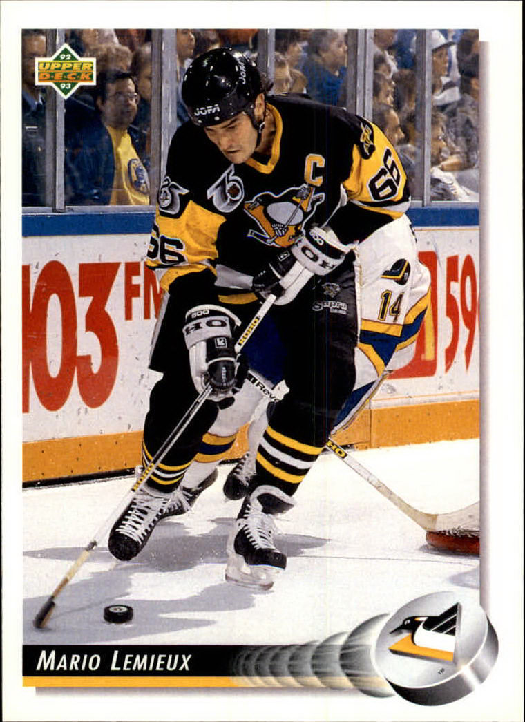 1987-88 Topps Mario Lemieux All-Star rookie sticker hockey card # 11