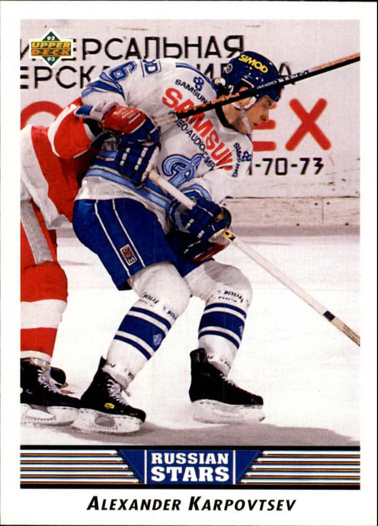1992-93 Upper Deck #351 Alex Karpovtsev RS RC