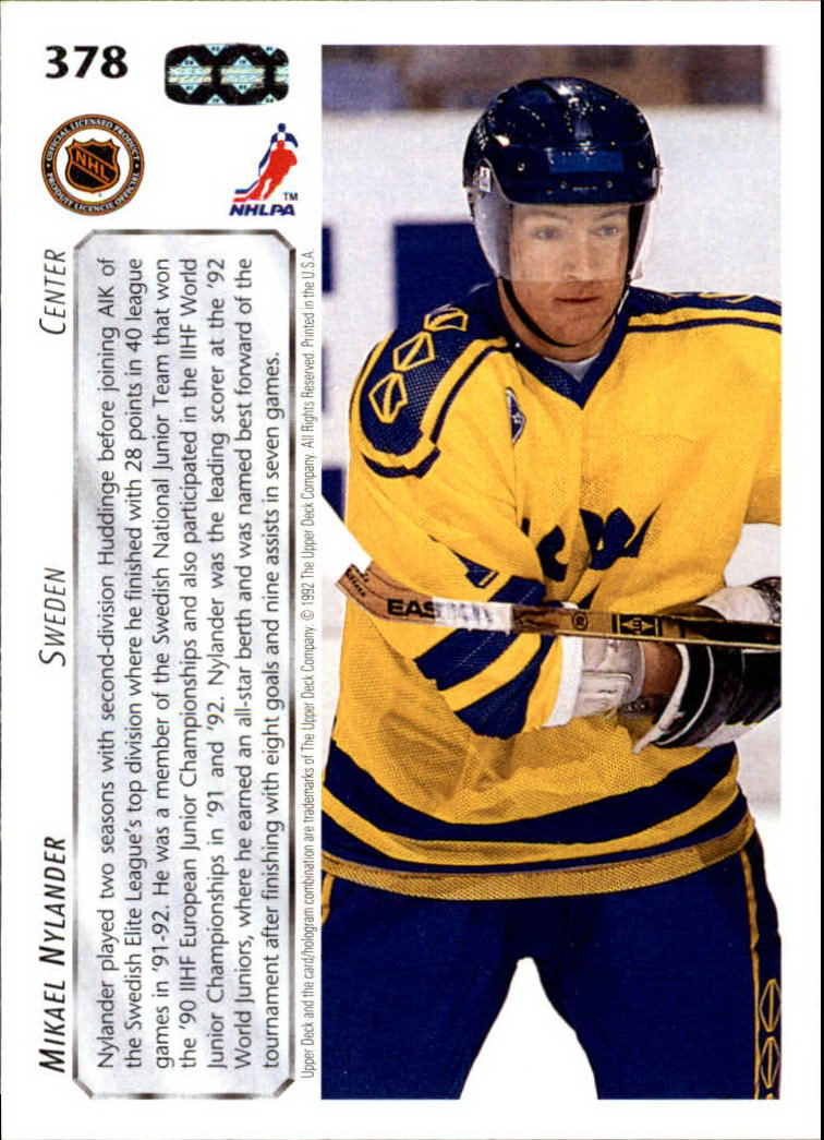 A6842- 1992-93 Upper Deck Hockey Card #s 251-500 -You Pick- 15+ FREE US SHIP - Picture 255 of 484