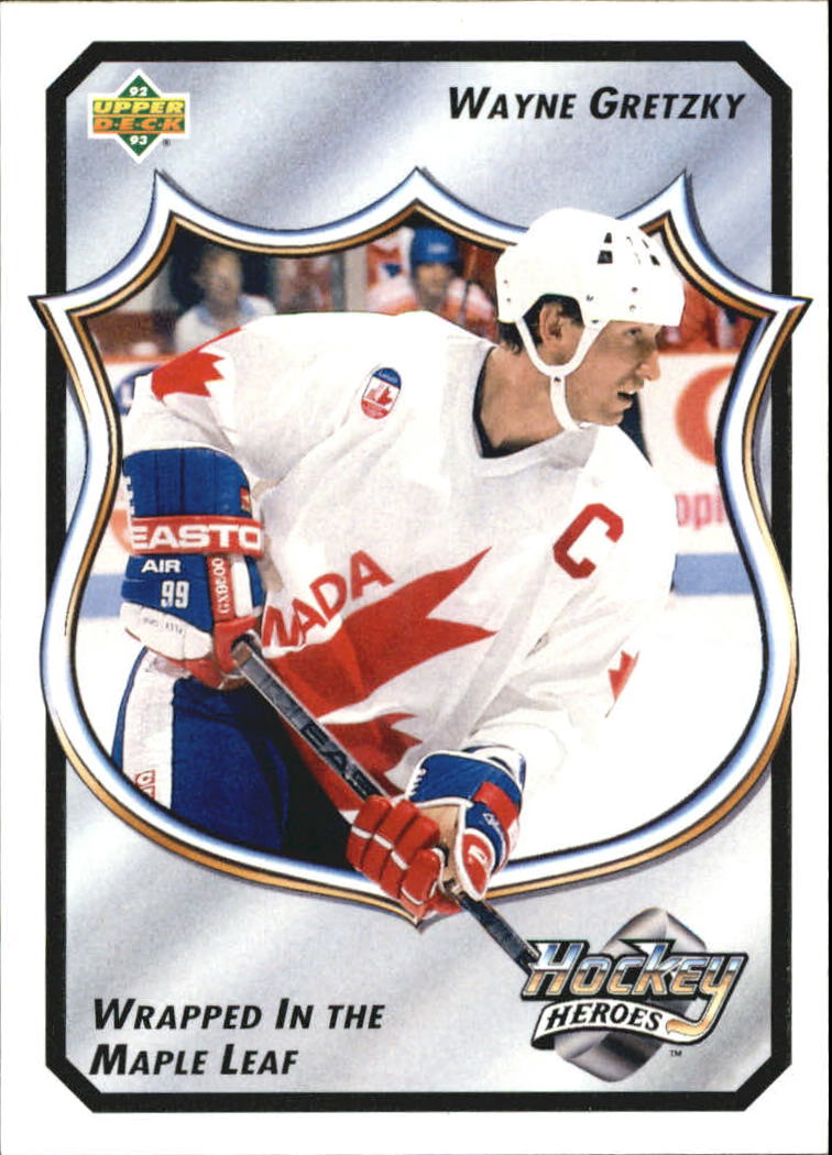1992-93 Upper Deck Wayne Gretzky Heroes #14 Wrapped In The Maple/Leaf