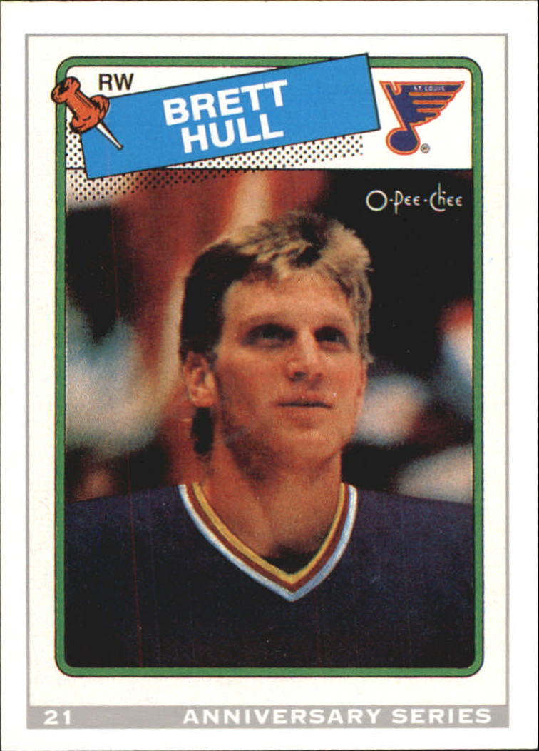 1992-93 O-Pee-Chee 25th Anniversary #21 Brett Hull