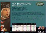 1992-93 Parkhurst Previews #PV4 Ken Hammond back image