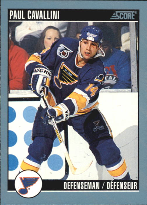 1992-93 Score Canadian #22 Paul Cavallini
