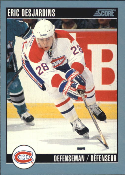 1992-93 Score Canadian #23 Eric Desjardins