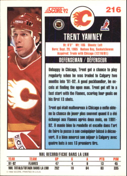 B3532- 1992-93 Score Canadian Hk #s 1-250 +Rookies -You Pick- 15+ FREE US SHIP - Picture 429 of 497