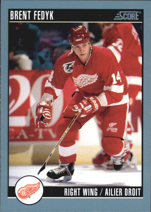 1992-93 Score Canadian #337 Brent Fedyk