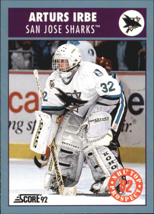 1992-93 Score Canadian #457 Arturs Irbe TP