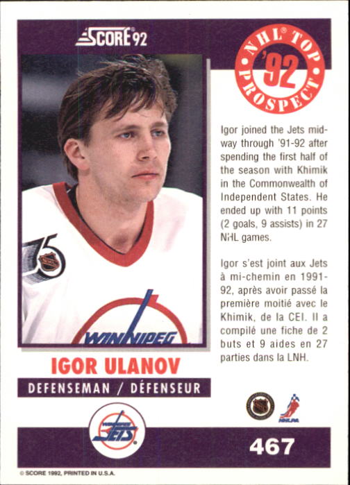 B3532- 1992-93 Rillen Kanadischer Hk 251-500 + Rookies -du Pick- 15 + Kostenlose - Bild 431 von 495