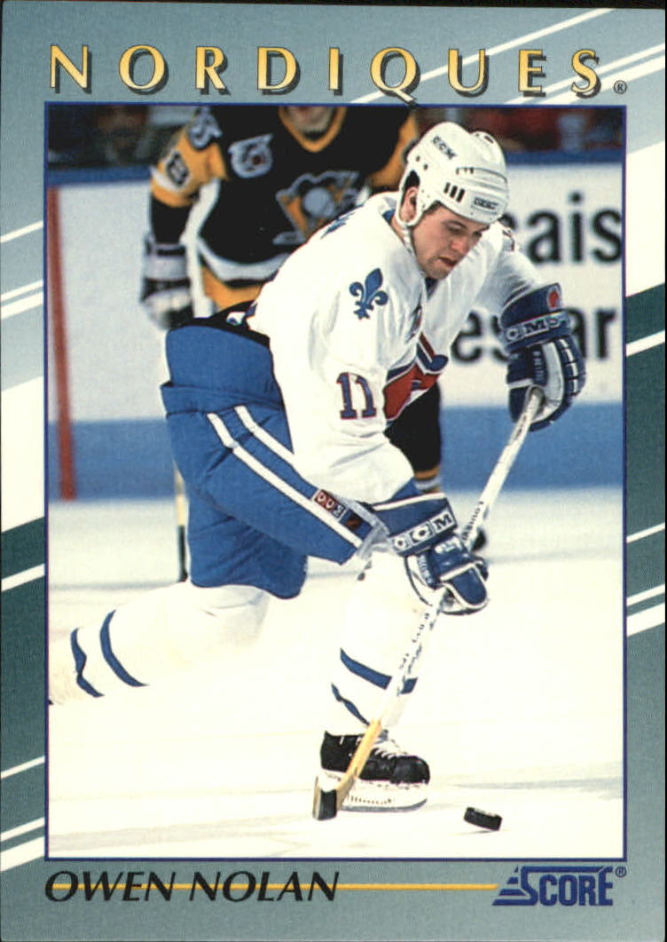 1992-93 Score Young Superstars #37 Owen Nolan