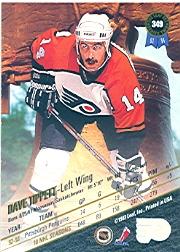 1993-94 Leaf #349 Dave Tippett back image