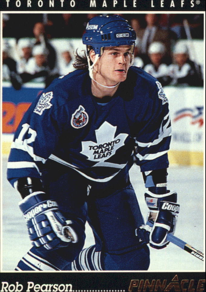 1993-94 Pinnacle #89 Rob Pearson Toronto Maple Leafs
