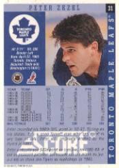 1993-94 Score #31 Peter Zezel back image