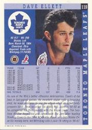 1993-94 Score #119 Dave Ellett back image