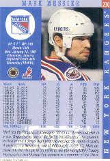 1993-94 Score #200 Mark Messier back image