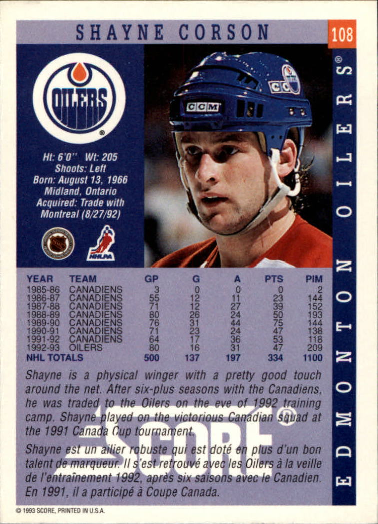 Sports Card Back