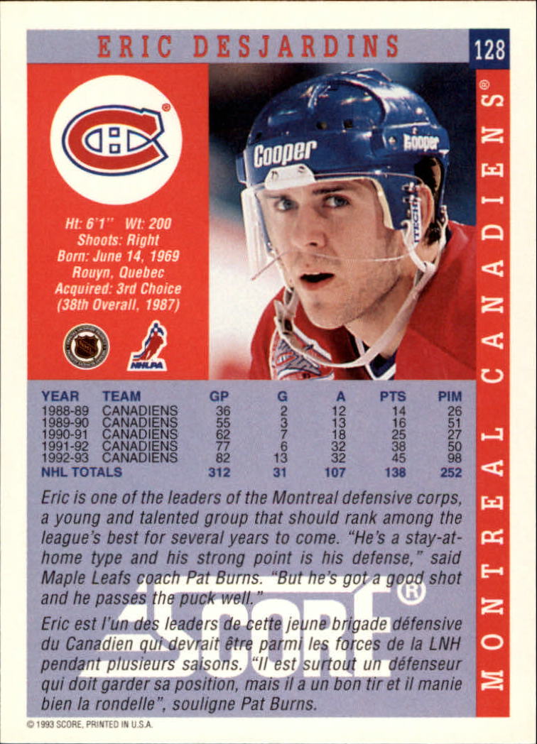 Sports Card Back