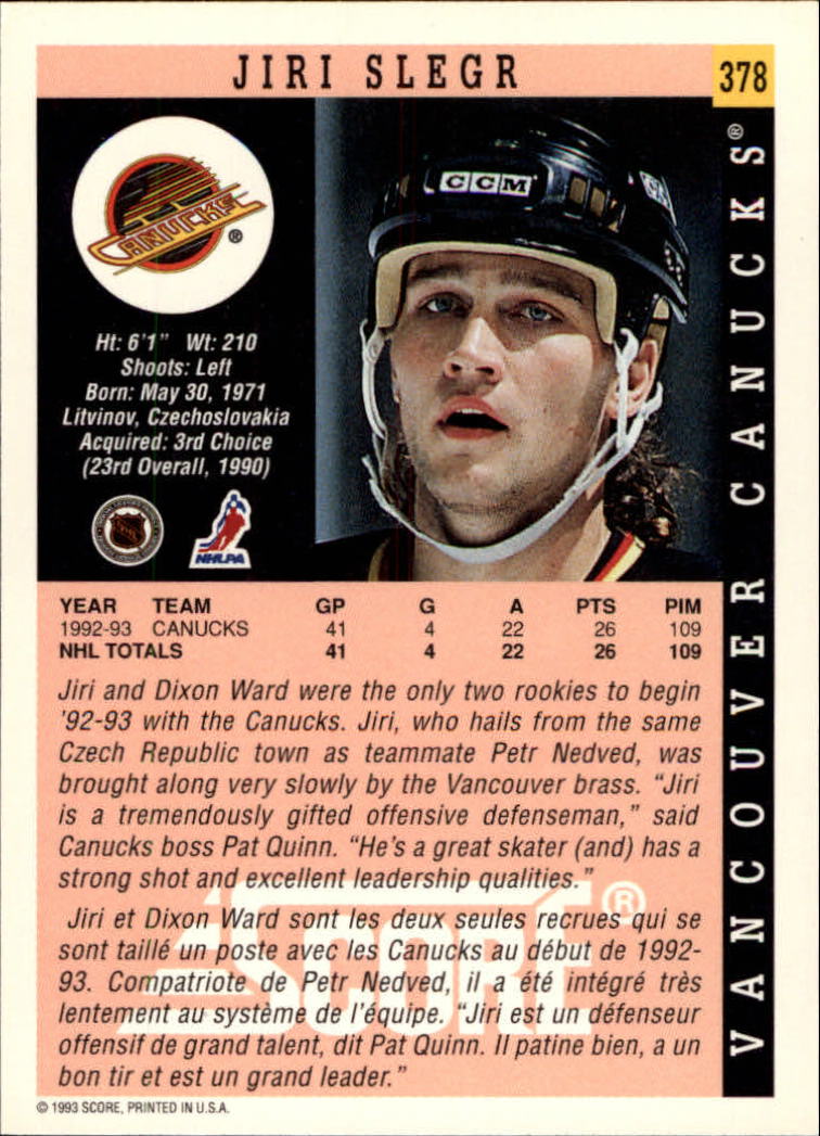 Sports Card Back