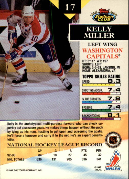 B1400- 1993-94 Stadium Club Hk #s 1-250 +Rookies -You Pick- 15+ FREE US SHIP - Picture 35 of 493