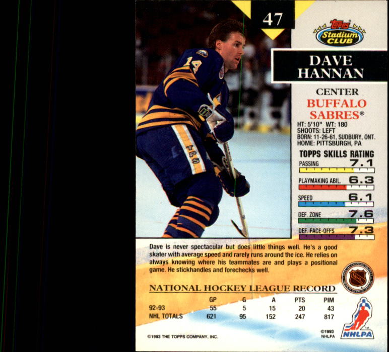 B1400- 1993-94 Stadium Club Hk #s 1-250 +Rookies -You Pick- 15+ FREE US SHIP - Picture 93 of 493