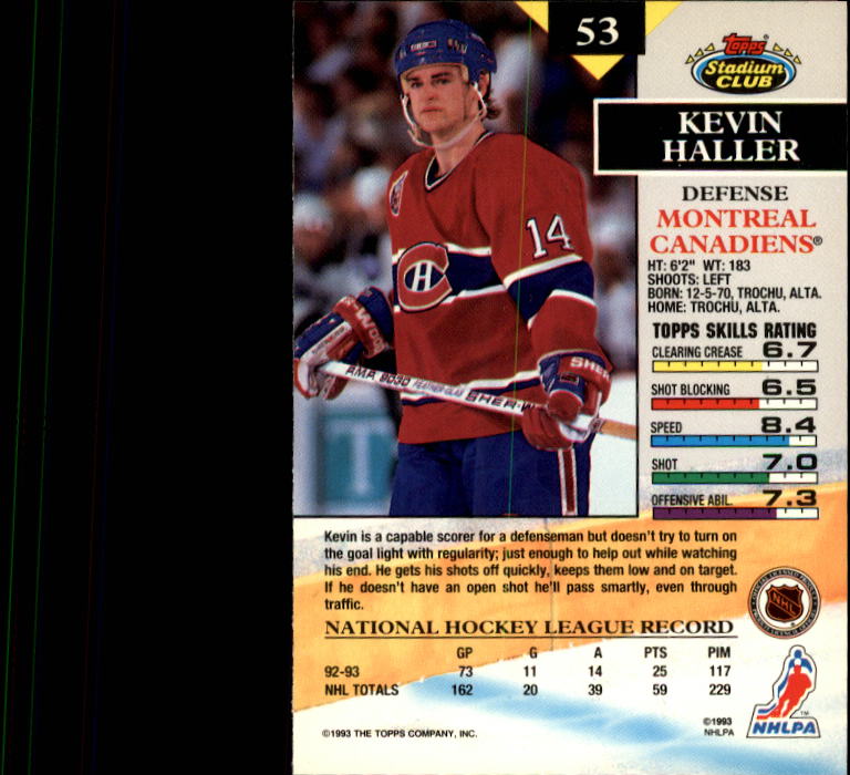 B1400- 1993-94 Stadium Club Hk #s 1-250 +Rookies -You Pick- 15+ FREE US SHIP - Picture 105 of 493