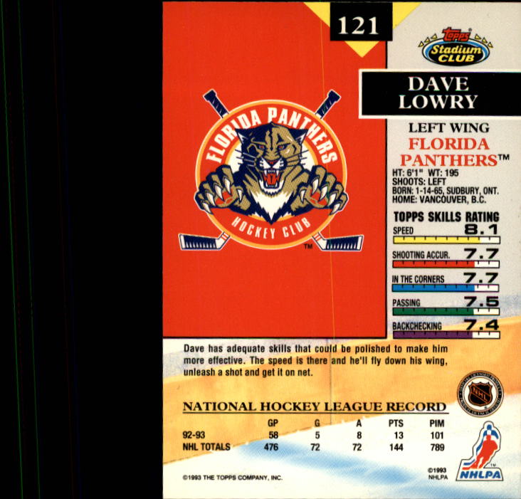 B1400- 1993-94 Stadium Club Hk #s 1-250 +Rookies -You Pick- 15+ FREE US SHIP - Picture 239 of 493