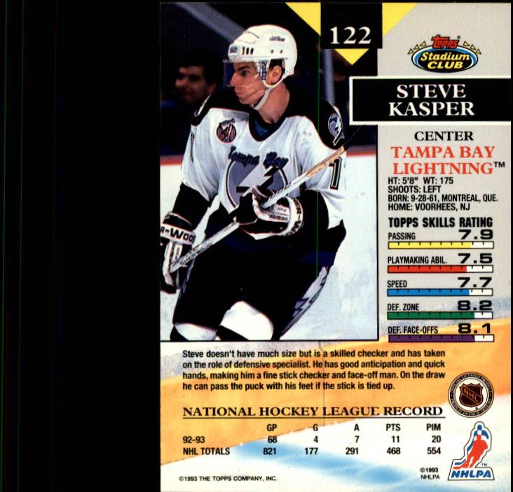 B1400- 1993-94 Stadium Club Hk #s 1-250 +Rookies -You Pick- 15+ FREE US SHIP - Picture 241 of 493