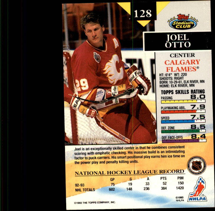 B1400- 1993-94 Stadium Club Hk #s 1-250 +Rookies -You Pick- 15+ FREE US SHIP - Picture 253 of 493