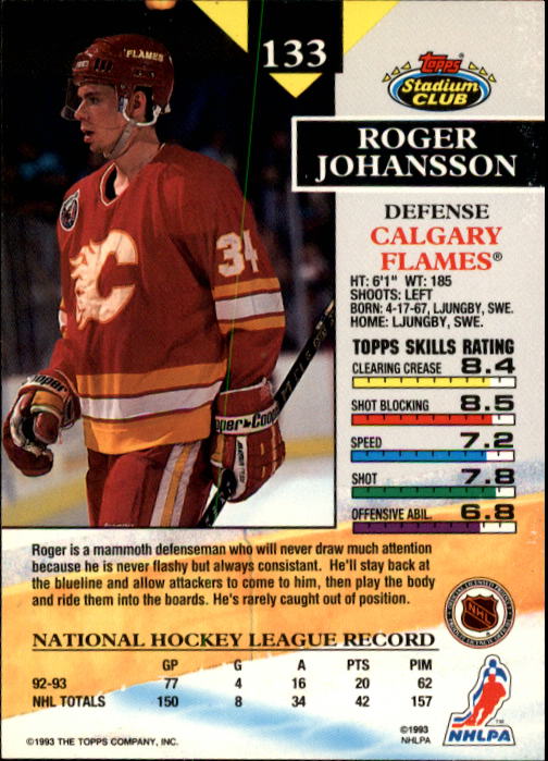 B1400- 1993-94 Stadium Club Hk #s 1-250 +Rookies -You Pick- 15+ FREE US SHIP - Picture 263 of 493