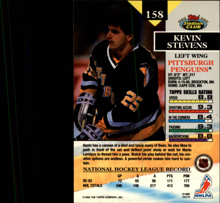 Sports Card Back