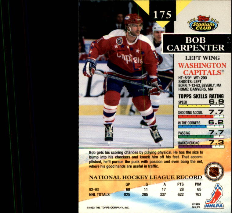 B1400- 1993-94 Stadium Club Hk #s 1-250 +Rookies -You Pick- 15+ FREE US SHIP - Picture 343 of 493