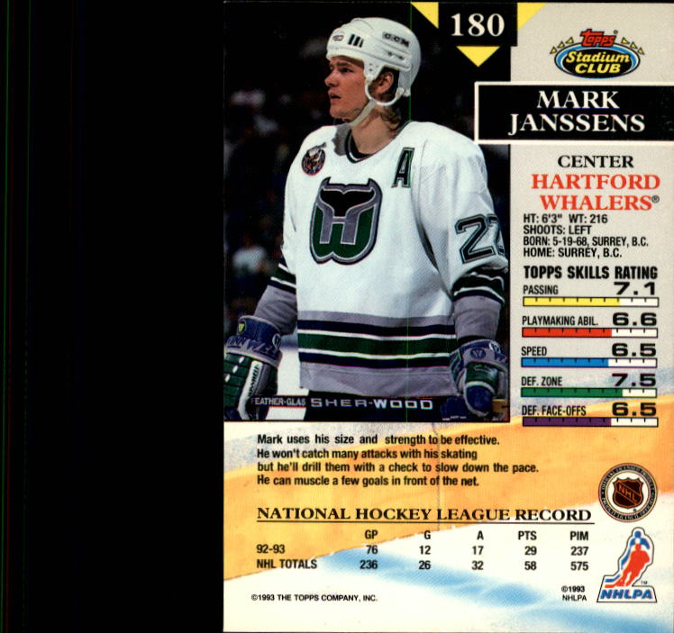 B1400- 1993-94 Stadium Club Hk #s 1-250 +Rookies -You Pick- 15+ FREE US SHIP - Picture 353 of 493