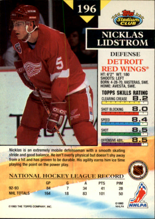 B1400- 1993-94 Stadium Club Hk #s 1-250 +Rookies -You Pick- 15+ FREE US SHIP - Picture 385 of 493