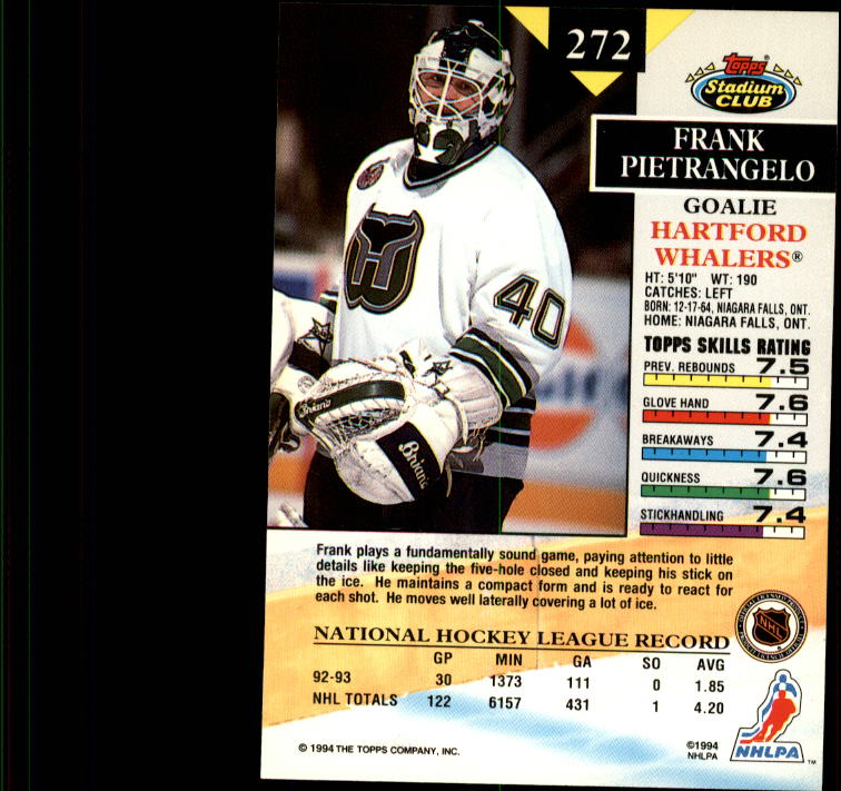 Sports Card Back