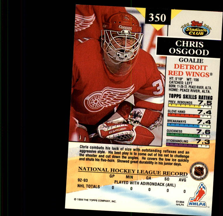 Sports Card Back