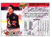 1993-94 Topps Premier #64 Norm Maciver back image