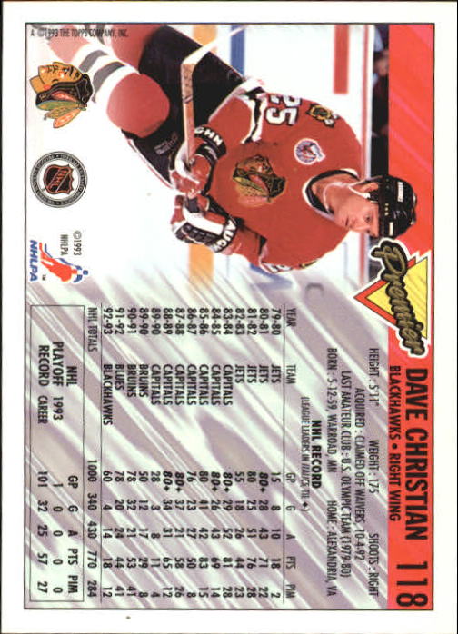 A0530- 1993-94 Topps Premier Hk #s 1-250 +Rookies -You Pick- 15+ FREE US SHIP - Picture 220 of 459