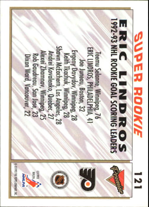 A0530- 1993-94 Topps Premier Hk #s 1-250 +Rookies -You Pick- 15+ FREE US SHIP - Picture 226 of 459