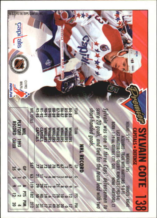 Sports Card Back