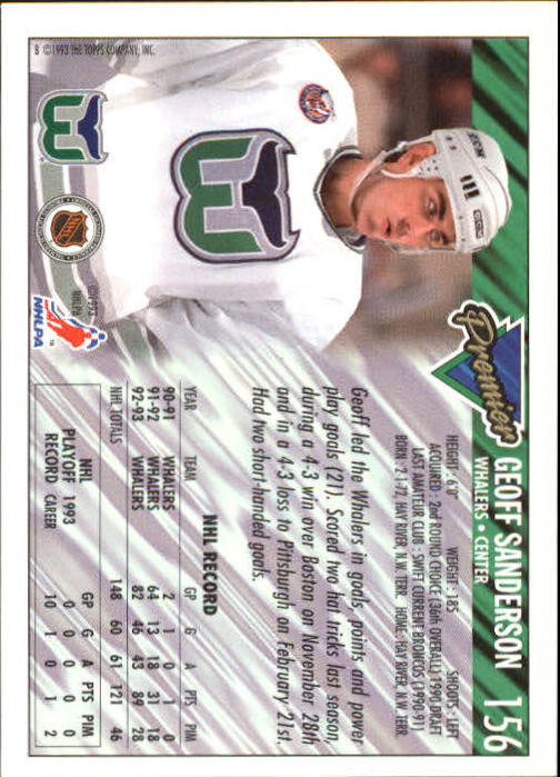 A0530- 1993-94 Topps Premier Hk #s 1-250 +Rookies -You Pick- 15+ FREE US SHIP - Picture 292 of 459