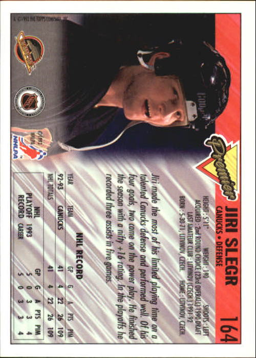 A0530- 1993-94 Topps Premier Hk #s 1-250 +Rookies -You Pick- 15+ FREE US SHIP - Picture 306 of 459