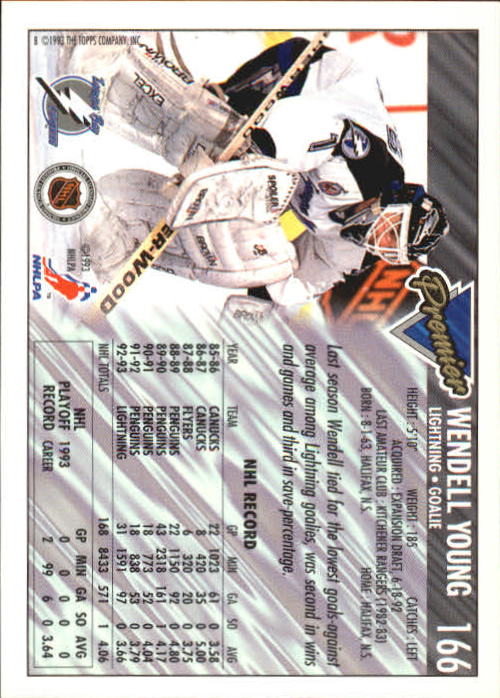 A0530- 1993-94 Topps Premier Hk #s 1-250 +Rookies -You Pick- 15+ FREE US SHIP - Picture 310 of 459