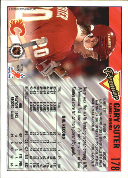 A0530- 1993-94 Topps Premier Hk #s 1-250 +Rookies -You Pick- 15+ FREE US SHIP - Picture 331 of 459